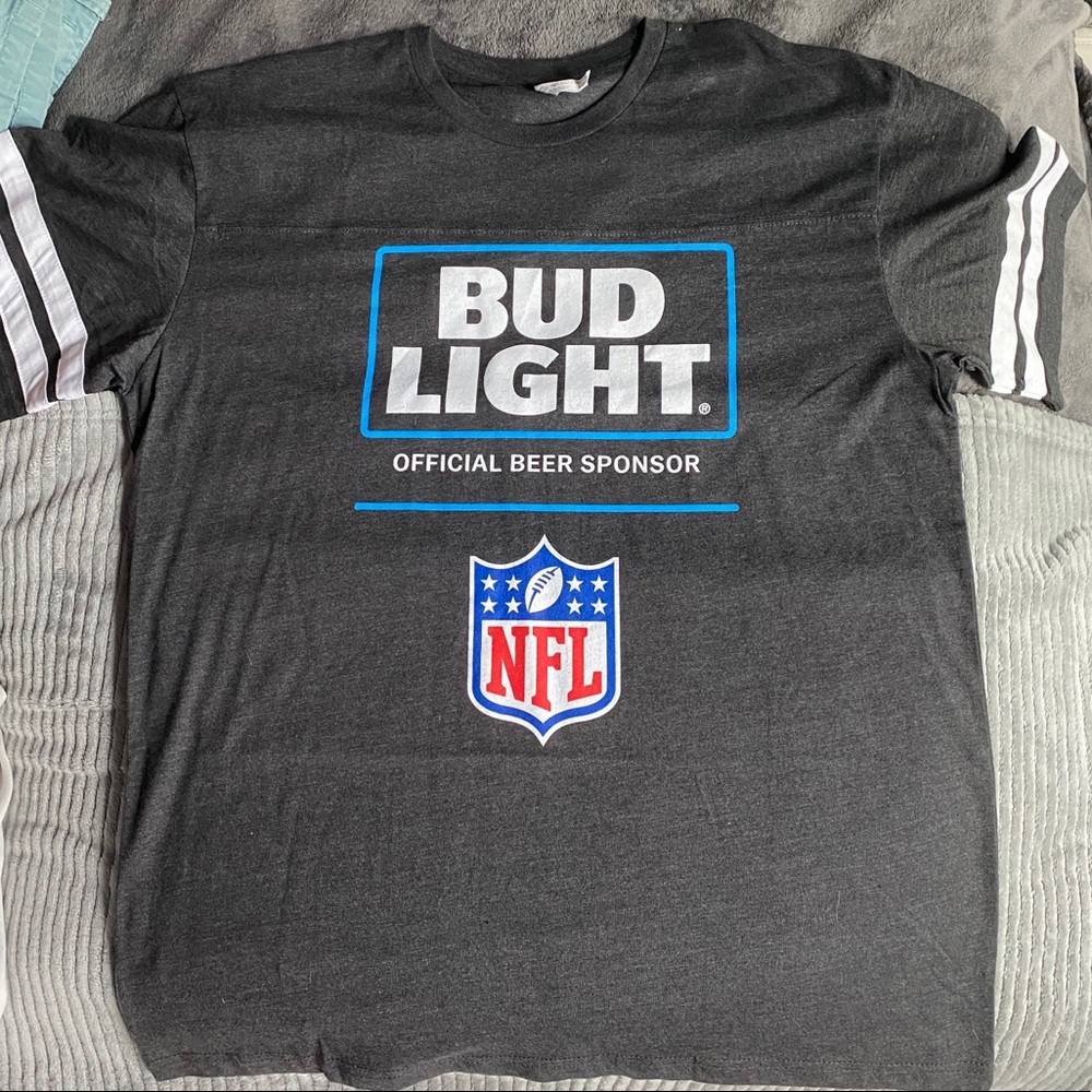 Bud light NFL t-shirt